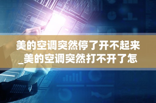 美的空调突然停了开不起来_美的空调突然打不开了怎么办