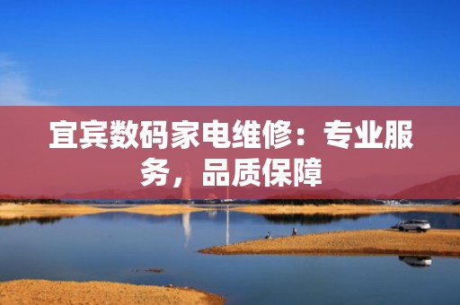 宜宾数码家电维修：专业服务，品质保障
