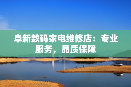 阜新数码家电维修店：专业服务，品质保障