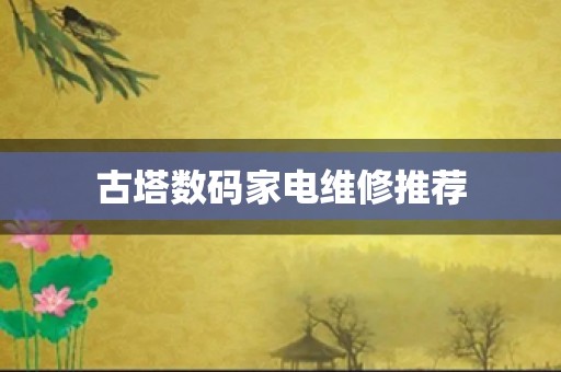 古塔数码家电维修推荐