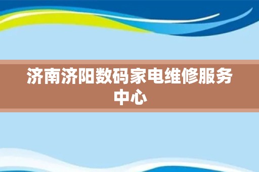 济南济阳数码家电维修服务中心