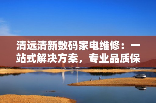 清远清新数码家电维修：一站式解决方案，专业品质保障