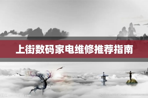 上街数码家电维修推荐指南