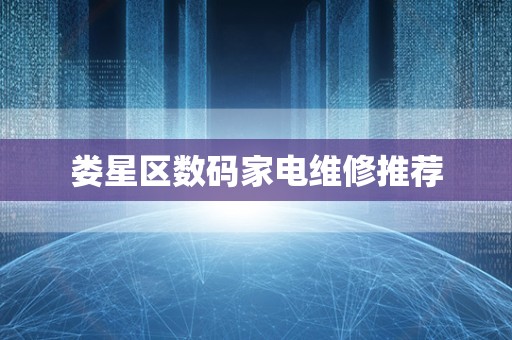 娄星区数码家电维修推荐