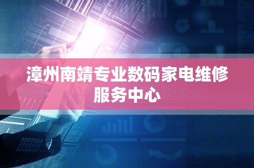 漳州南靖专业数码家电维修服务中心