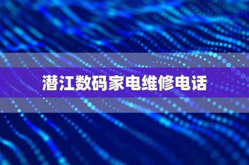 潜江数码家电维修电话