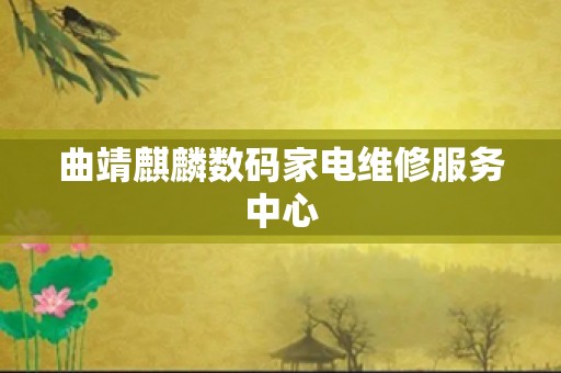 曲靖麒麟数码家电维修服务中心