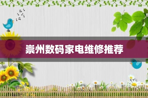 崇州数码家电维修推荐