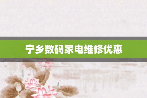 宁乡数码家电维修优惠
