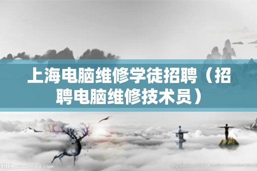 上海电脑维修学徒招聘（招聘电脑维修技术员）