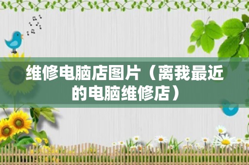 维修电脑店图片（离我最近的电脑维修店）
