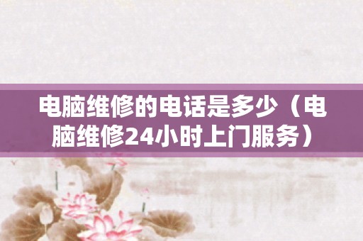 电脑维修的电话是多少（电脑维修24小时上门服务）