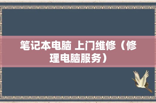 笔记本电脑 上门维修（修理电脑服务）
