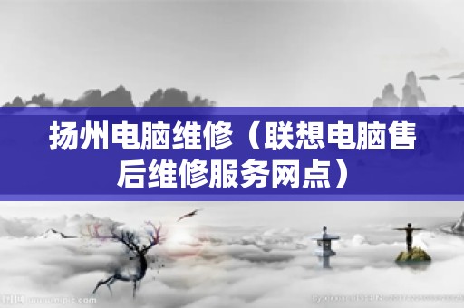 扬州电脑维修（联想电脑售后维修服务网点）