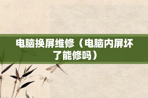 电脑换屏维修（电脑内屏坏了能修吗）