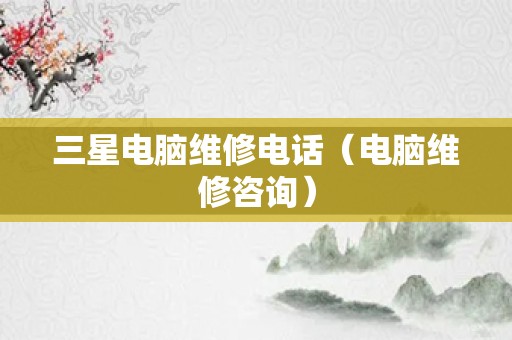 三星电脑维修电话（电脑维修咨询）