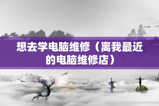 想去学电脑维修（离我最近的电脑维修店）
