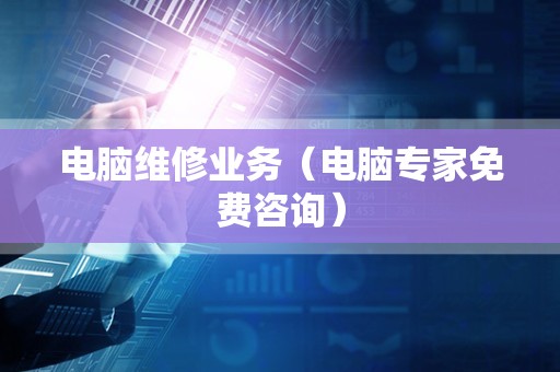 电脑维修业务（电脑专家免费咨询）