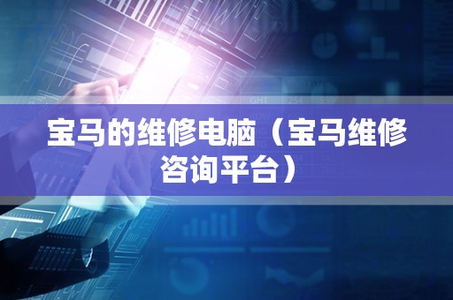 宝马的维修电脑（宝马维修咨询平台）
