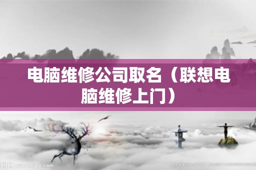 电脑维修公司取名（联想电脑维修上门）