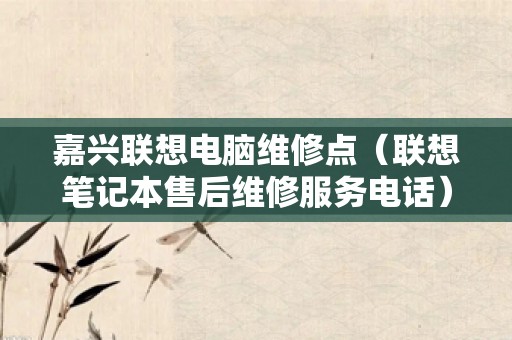 嘉兴联想电脑维修点（联想笔记本售后维修服务电话）