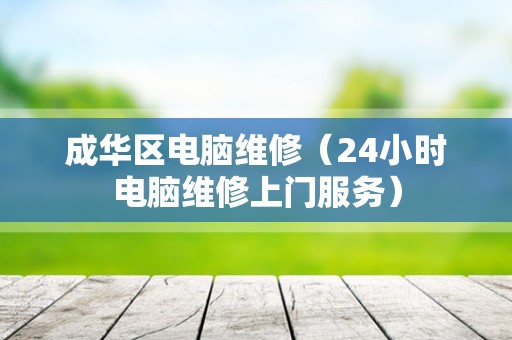 成华区电脑维修（24小时电脑维修上门服务）