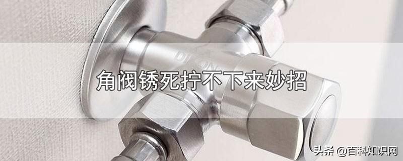 热水器三角阀拧不动怎么办（角阀锈死拧不下来妙招）