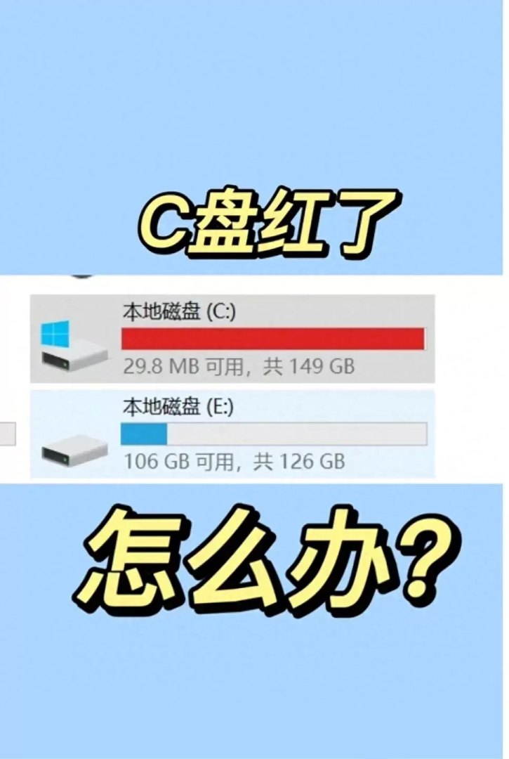 c盘明明没东西却爆满怎么办（C盘莫名其妙被占很多空间清理方法）
